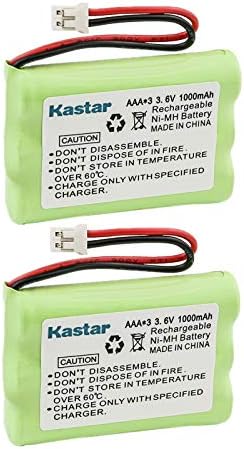 Kastar 2-Pack AAAX3 3.6V PH 1000MAH NI-MH Батерија за Motorola MBP33, MBP36 MBP36PU Бебе монитор, TFL3X44AA900 CB94-01A и GRACO 2795DIG1,