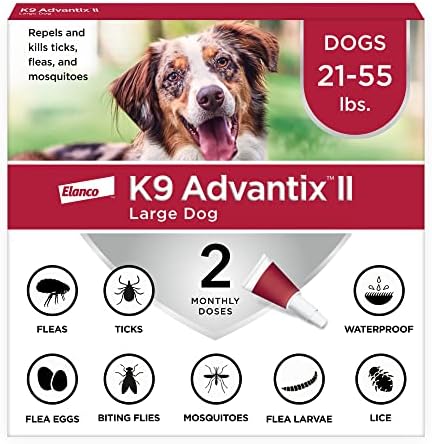 K9 Advantix II Голем Ветеринар За Кучиња-Препорачана Болва, Крлеж &засилувач; Третман На Комарци &засилувач; Превенција | Кучиња
