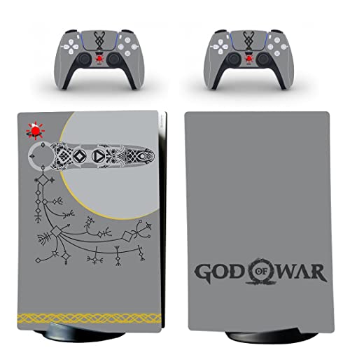 За PS4 Нормално - Game God Најдоброто од војната PS4 - PS5 Конзола за кожа и контролори, винилна кожа за PlayStation New DUC -898