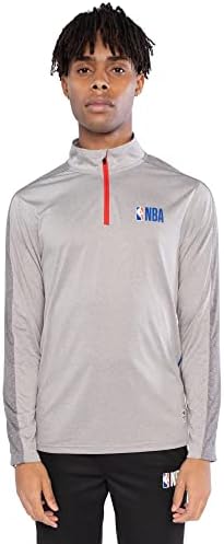 Ултра игра НБА машка маичка со долг ракав со активен четвртина палтовер маица