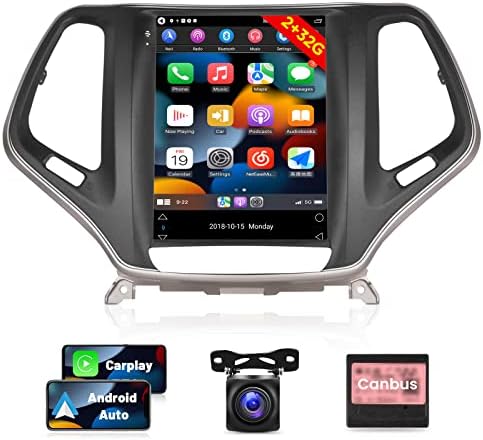 [2g+32G] Вертикално Автомобилско Радио за Џип Чироки 2013-2018, 9,7 инчен Андроид 11 Стерео На Екран На Допир, Apple Carplay/Android