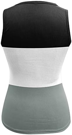 PMMQRRKUU жени лажички резервоар на вратот на предниот дел од кошулата на предниот дел од кошулата, камизола, врвна плетена блуза,
