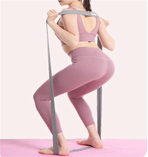 Орбава фитнес Долга отпор за тренингот Тербикување ткаенина сет за вежбање еластичен опсег за влечење на женски помошни нозе
