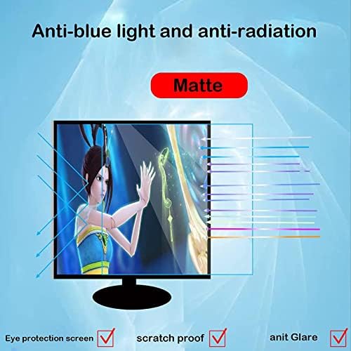 Wzglod 60 инчен ТВ-заштитен екран Анти-сина светлина филм, мат анти-сјај филм, повреда против гребење, без меур, олеснување на вирусот