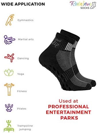 Чорапи од виножито, жени мажи памук кои не се лизгаат со спортски чорапи