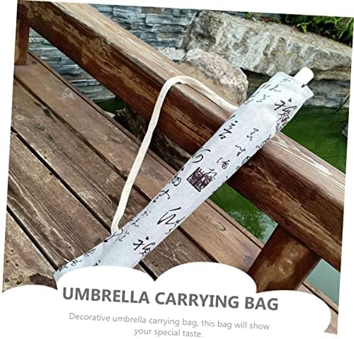 Cabilock 5 парчиња масло хартија чадор торба торта вметнете организатор за повторно употреба на влажни чадори патувања на отворено чадор