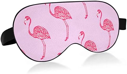 Unisex Sleep Mask Eye Eye Pink-Flamingo-Conetide Night Sleep