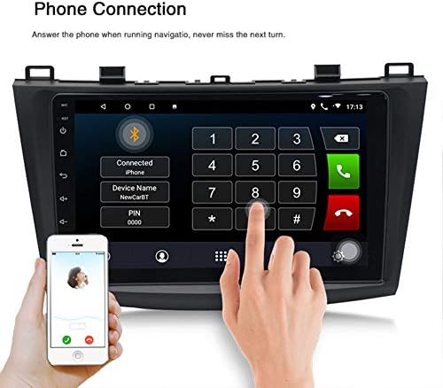 Андроид 9.1 Стерео Навигациски Уреди За Автомобили За Мазда 3 2011-2015 9 Инчен Дисплеј На Допир Автомобил Медиа Плеер Поддршка WiFi 4.0 Bluetooth