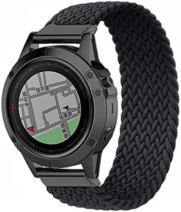 HWGO 22 26mm QuickFit Watch Strap за Garmin Fenix ​​7 7x 6 6x Pro 5x 5 Plus 3HR 935 945 S60 Mk1 Плетен соло јамка Nylon Watch Band
