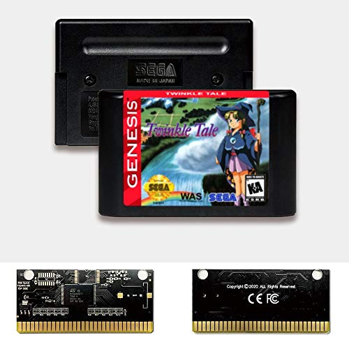 Приказна за Твинкл Адити - Етикета на САД FlashKit MD Electroless Gold PCB картичка за Sega Genesis Megadrive Video Game Console