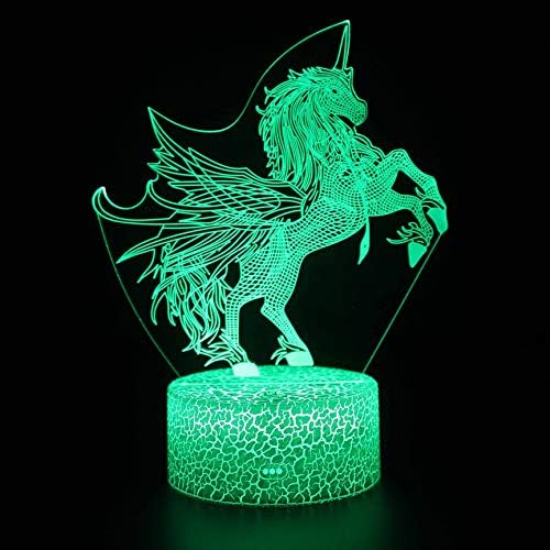 SZG 3D Creative Dinosaur Theme West Lamp 9 Допирање на LED ноќна светлина Домашна соба Виножито коњ ЛАМПАНЦИЈА Креативни ламби за маса