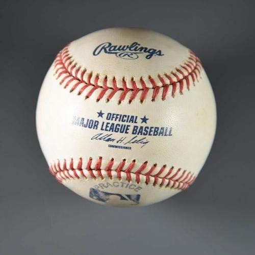 Лери Бова потпиша авто -официјален бејзбол МЛБ - автограмирани бејзбол