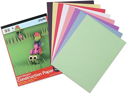 U: Креирај градежна хартија, 9 x 12 инчи, разновидни бои, 40 листови