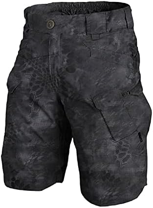 Rtrde Карго шорцеви за машки спортски џебни работи за џеб, случајни лабави шорцеви, џогирање