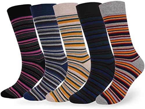 Gkmjki 5 пара обични машки чорапи со голема големина ленти Чорапи Човек со памучни возрасни спортски чорапи