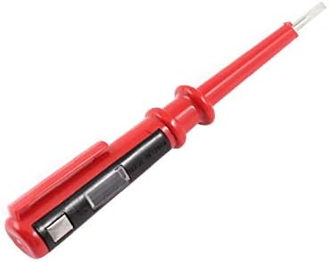 Нов LON0167 AC100-500V 10A Извршен напорен тест пенкало Сигурен ефикасност 3мм Слотен шрафцигер црвено црно црно