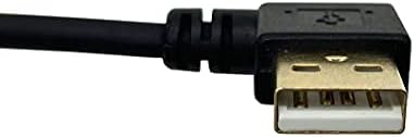 Кабел за тип Ц на Dafensoy 90 степени, кабел за брзо полнење од типот C, USB A 2.0 до USB C 3.1 кабел за полнење, на мобилни телефони