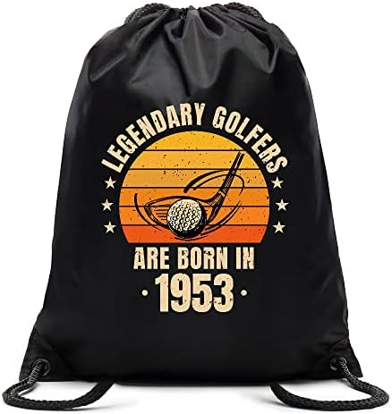 Легендарните Голфери пишови Се Родени Во 1953 Година Водоотпорна Спортска Торба Со Врвки, Гроздобер Роденденски Ранец За Играчи За Голф,