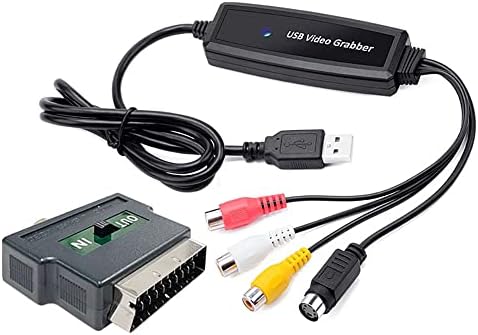 Scart AV RCA S-Видео НА USB DVR Адаптер Дигитален Mpeg Видео Рекордер