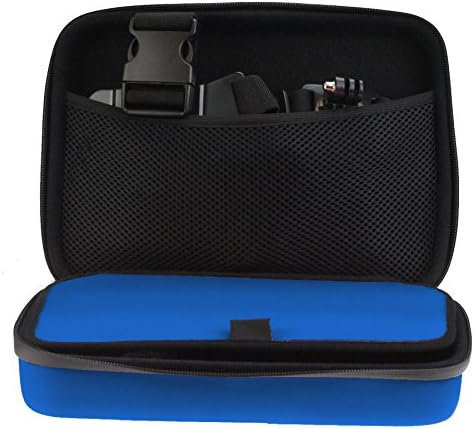 Navitech Blue Heavy Duty Rugged Hard Case/Cover компатибилен со AMUOC водоотпорна 30M Спортска камера