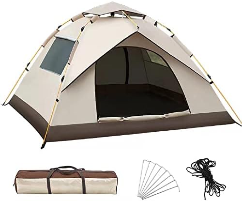Крал на слава автоматски 2-3 лице кампување шатор: Вашиот совршен придружник за авантури на отворено со супериорна хидроизолација и вентилација.