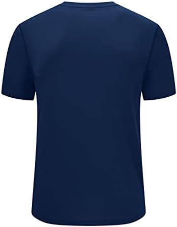 Ysento машки голф поло маици со кратки ракави екипаж upf 50+ влага за губење брзо суво трчање кошули