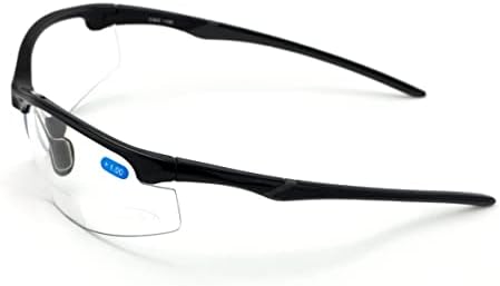 V.W.E. Бифокален спортски заштитен безбедност очила Би -фокален - Читање на читање на леќи - ANSI Z87.1 Сертифициран