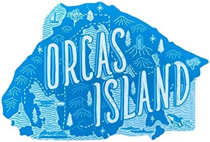 Остров Оркас, налепница за WA