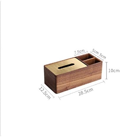Гпзм дрвена кутија за ткиво - Дрвена Обвивка Од Правоаголна Кутија За Ткиво - Еколошки Држач За Влечење , Диспензер-Декоративен Организатор