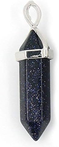 ZRSJ Chic Crystal, природен камен во форма на куршум, виолетова кристал, мажи и жени Чакра скапоцен камен исцелување кристален кварц приврзок