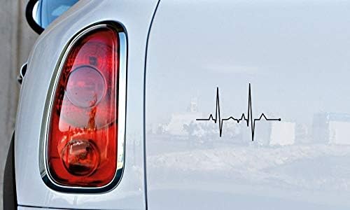Линија за чукање на срцето срцев монитор Верзија 1 налепница за налепница за декоратор за налепница за автомобили за автоматски автомобили