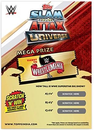 Топс Индија WWE Slam Attax Universe Edition 2019-20