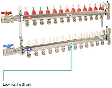 SharkBite 3/4 Инчен Eb45 Двојно Унија Регулирање На Притисокот Вентил , Притисни За Поврзување Месинг Водовод Фитинзи, PEX Цевка,