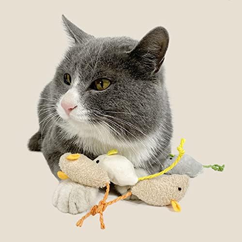 Флоралби мачка играчка Еко-пријателска миленичиња кадифен играчки 3 парчиња/поставени корисни