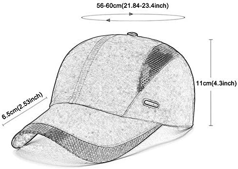 Охрвурм лето преклопување капаче за брзо сушење спортска капа 50+ UPF инхибирајте ја капачето на UV мрежа