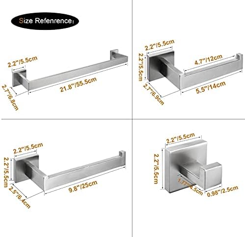 ДИЈАОД Четкан Никел Нерѓосувачки Челик Бања Хардвер Додатоци Во Собата Наметка Кука Пешкир Бар Пешкир Прстен И Тоалетна Хартија Носителот