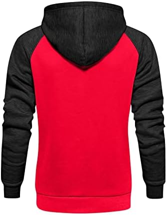 Dudubaby Mens Fleece Sweatshirt Street Man Loose празен џемпер од руно, голема долга ракав качулка гроздобер облека