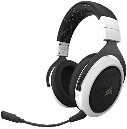 Corsair HS70 Безжичен - 7.1 Слушалки за игри со опкружувачки звук - Сертифицирани слушалки за раздор - бели