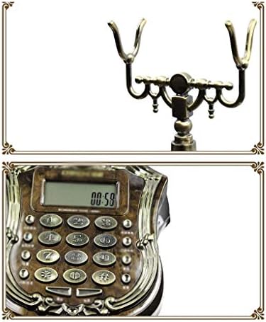 PDGJG Телефон - Ретро гроздобер антички стил ротирачки биро за биро Телефонски телефон дома дневна соба декор