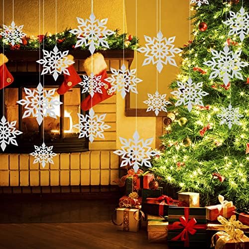 24 парчиња божиќни бонбони трска и украси од ѓумбир, акрилни бонбони трска Божиќна ѓумбир, виси украсен украс