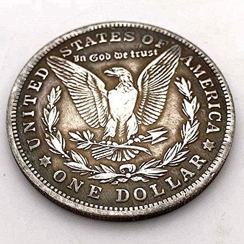 Challenge Coin 1937-S Бафало Вандерер Сребрен долар Хард комеморативна монета копирање украси колекција на подароци колекција