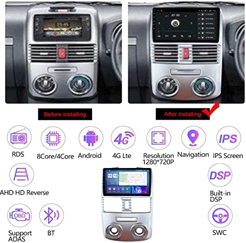 Fbkphss Android 11 Автомобил Радио За Toyotarush 2011-2017 Мултимедијален Плеер Стерео Со Carplay/Android Auto/DSP/GPS/Контрола