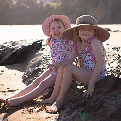 Сончево капаче за пливање за деца - Широк облик на 50+ заштитна капа за бебе, дете, деца