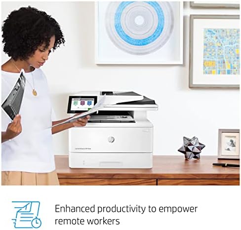 HP Laserjet Enterprise MFP M430F All-in-one жичен монохроматски ласерски печатач, бел-печатен скенирање копирање факс-4,3 LCD,