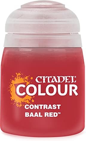 Контрастна боја на цитадела - црвена баал - 18мл тенџере