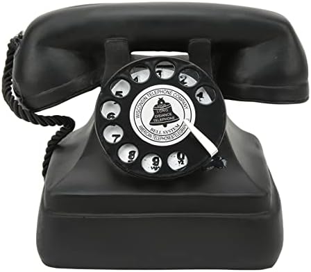 Телефонски Модел За бирање, Ротирачки Телефон Фиксен Гроздобер Во Стар Стил За Дома