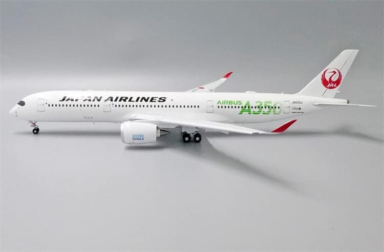 JCWINGS Japan Airlines Airbus A350-900XWB Flap Down JA03XJ со STAND Limited Edition 1/200 Diecast Aircraft Pre-изграден модел