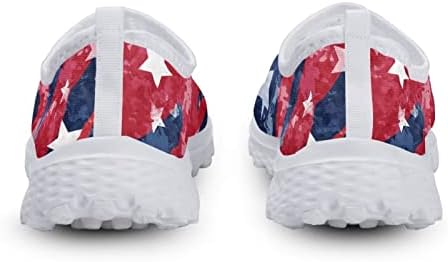 Jeiento Американски чевли со знаме за мажи жени кои трчаат чевли женски мажи удобни одење тениски патики атлетски чевли