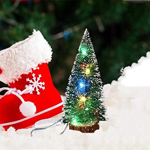 со LED декорации за декорација на декорации мини светла Божиќна елка дома украси стаклени украси за занаети