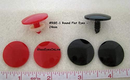 6 пар безбедносни очи во стилот на копчето рамен со мијалници